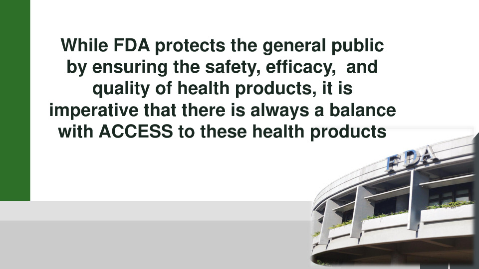 Philippines: Effective communication with Industries for Fast and Effective Access to Patients